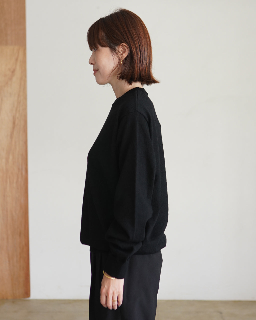 HIGH TWIST WOOL KNIT PULLOVER 95-264-005