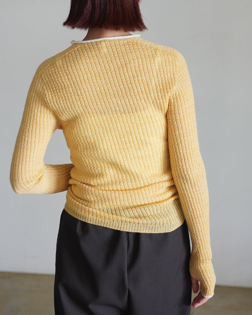 ARRANGEMENT RIB WOOL INNER YL26-K014
