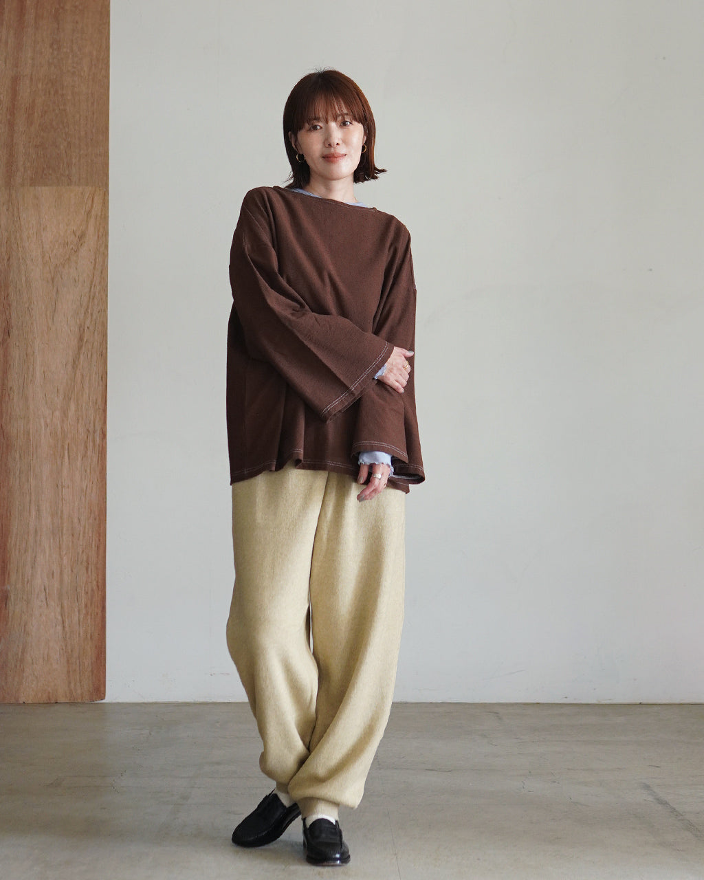 COTTON CASHMERE PANTS YL26-P004