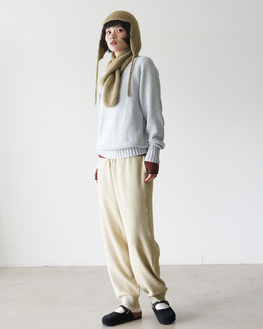 HAND KNIT MUFFLER YL26-A007