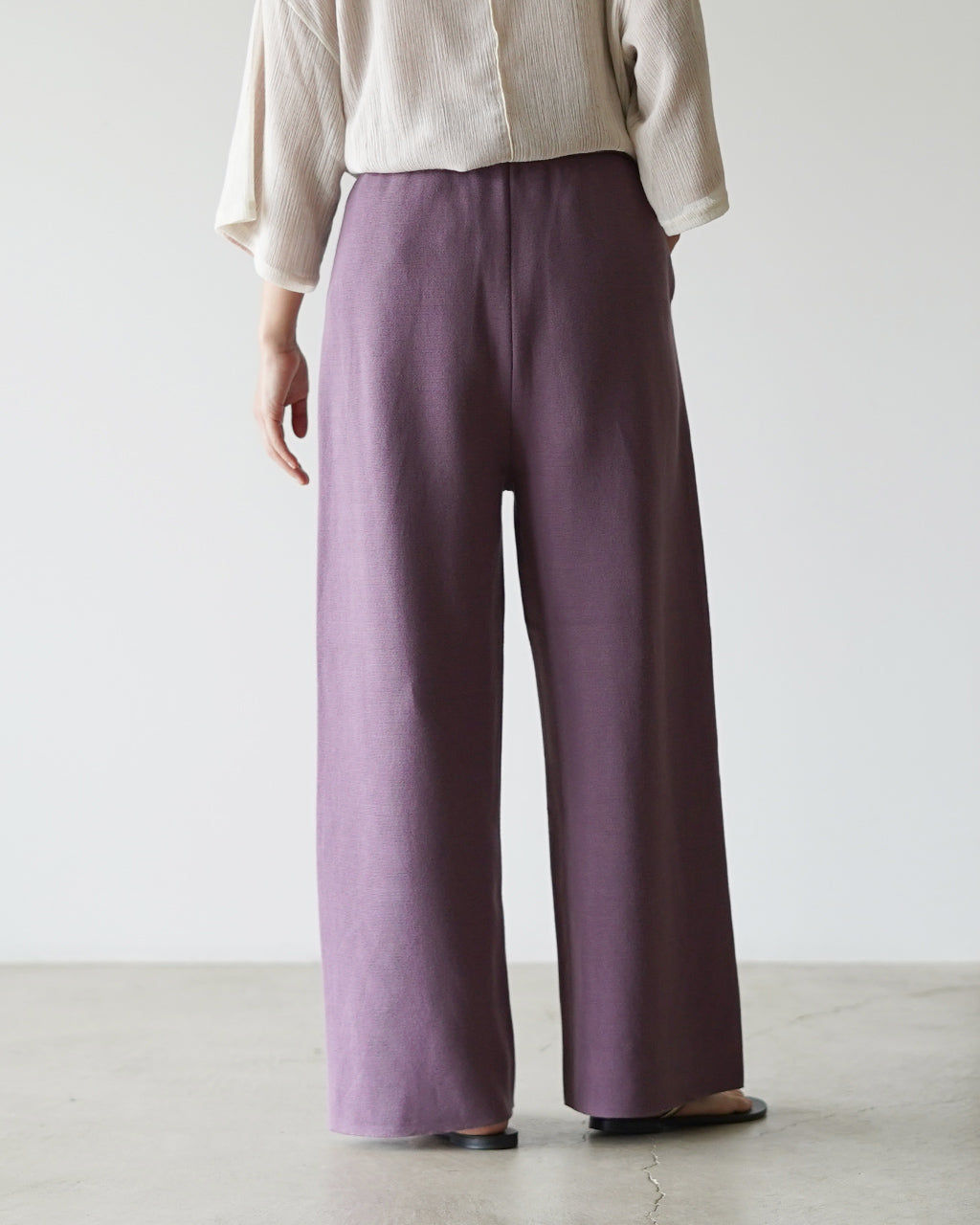 【先行予約】【2026年4月下旬頃入荷予定】KNIT WIDE PANTS YL26-P002