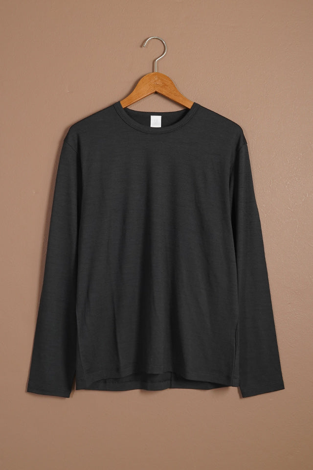 1907 ウール ロング スリーブ Tシャツ wool long sleeve T-shirt ウォッシャブル MK22009【送料無料】