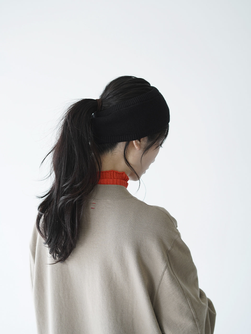シルク リブ ヘアバンド & ネックウォーマー SILK RIB HEADBAND & NECKWARMER 21818