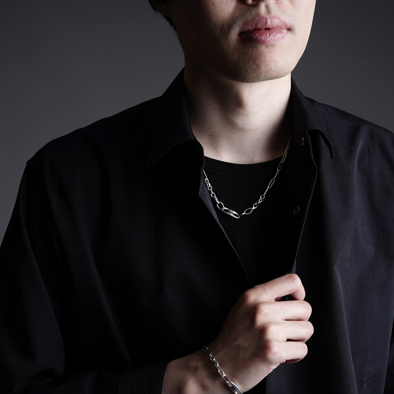 チェーン ネックレス アンカー PC CHAIN NECKLACE ANCHOR 40cm
