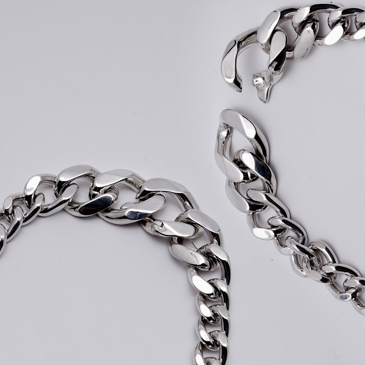 シームレス カーブ リンク ブレス SEAMLESS CURB LINK BRACE シルバー925 アクセサリー 21AW-SCB01 21AW-SCB02 21AW-SCB03