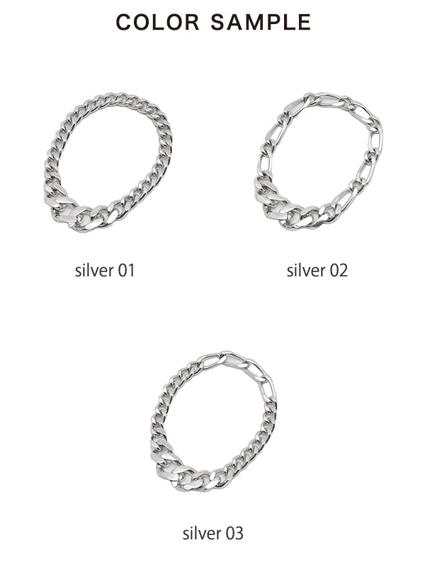 シームレス カーブ リンク ブレス SEAMLESS CURB LINK BRACE シルバー925 アクセサリー 21AW-SCB01 21AW-SCB02 21AW-SCB03