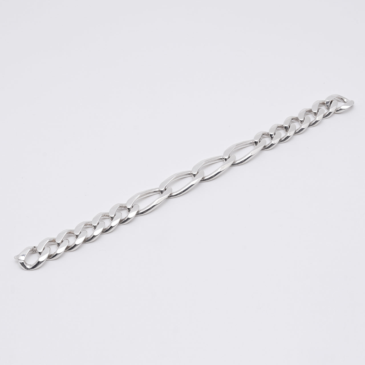 シームレス カーブ リンク ブレスレット SEAMLESS CURB LINK BRACE シルバー925 アクセサリー 21AW-SCB06
