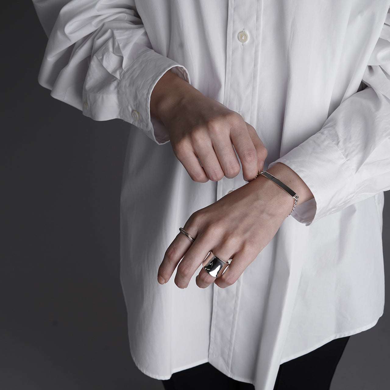 ストリームライン リング STREAMLINE RING (LARGE) シルバー925 指輪 アクセサリー 22AW075