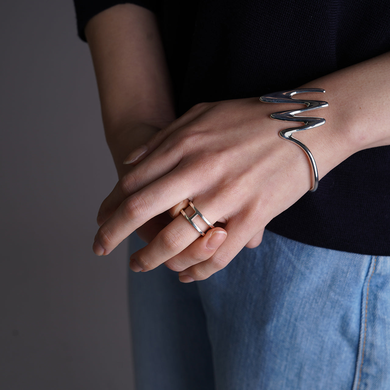 アンカー リング ANCHOR RING (SMALL) シルバー925 指輪 イヤーカフ アクセサリー 22AW012