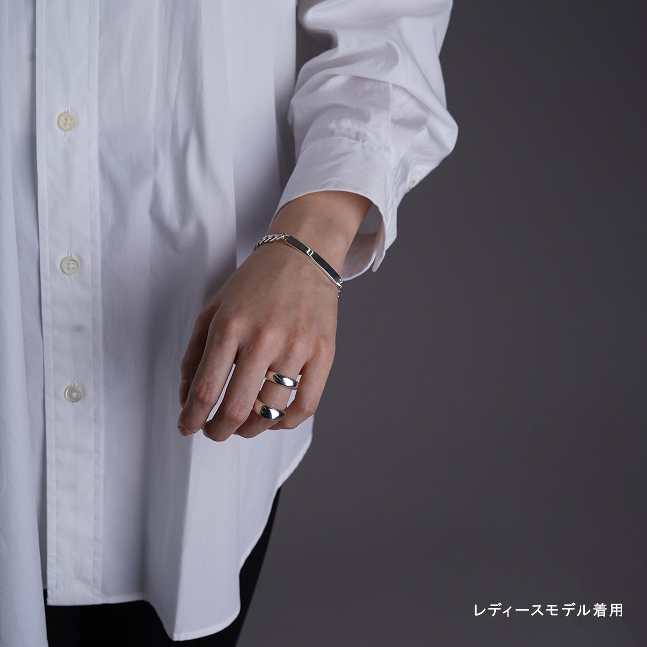 ブレスレット ID BRACERET L シルバー925 アクセサリー 22AW022