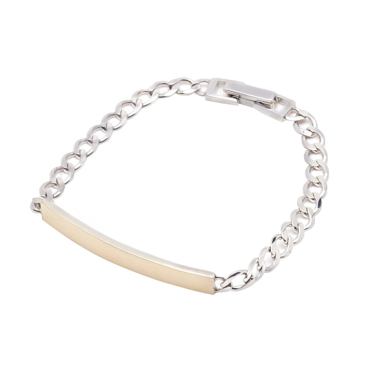 ブレスレット ID BRACERET M 9K ゴールド シルバー925 22AW023G