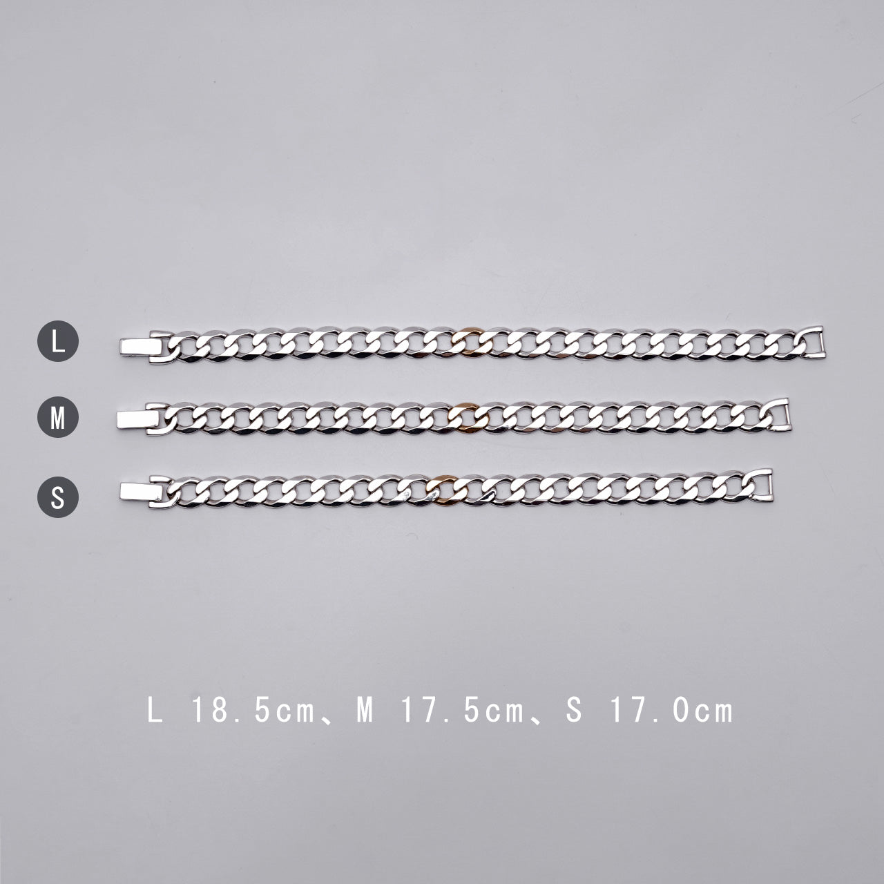 スモール ライト カーブ チェーンブレス SMALL LIGHT CURB CHAIN BRACE (1GOLD) 18K ゴールド シルバー925 アクセサリー 22AW035G