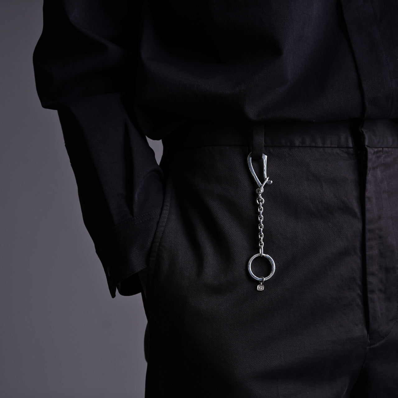 ケーブル キーチェーン CABLE KEY CHAIN シルバー925 アクセサリー 22AW073