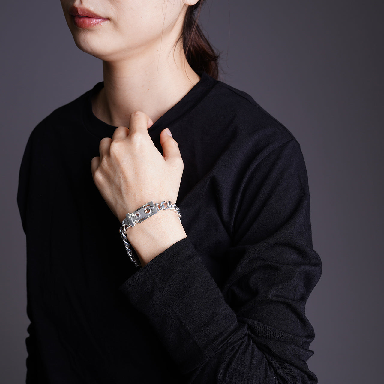 バックル ブレスレット BACKLE BRACELET MEDIUM シルバー925 アクセサリー ED-VG17-BB09