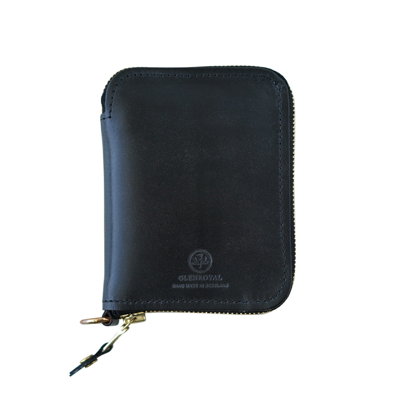 GLENROYAL 글렌 로얄 2 접는 지갑 레이디스 맨즈 브라이들 레더 지퍼 컴팩트 무지 03-5866 GLENROYAL ZIP AROUNDS SMALL WALLET 【무료우송】【쿠폰 대상외】