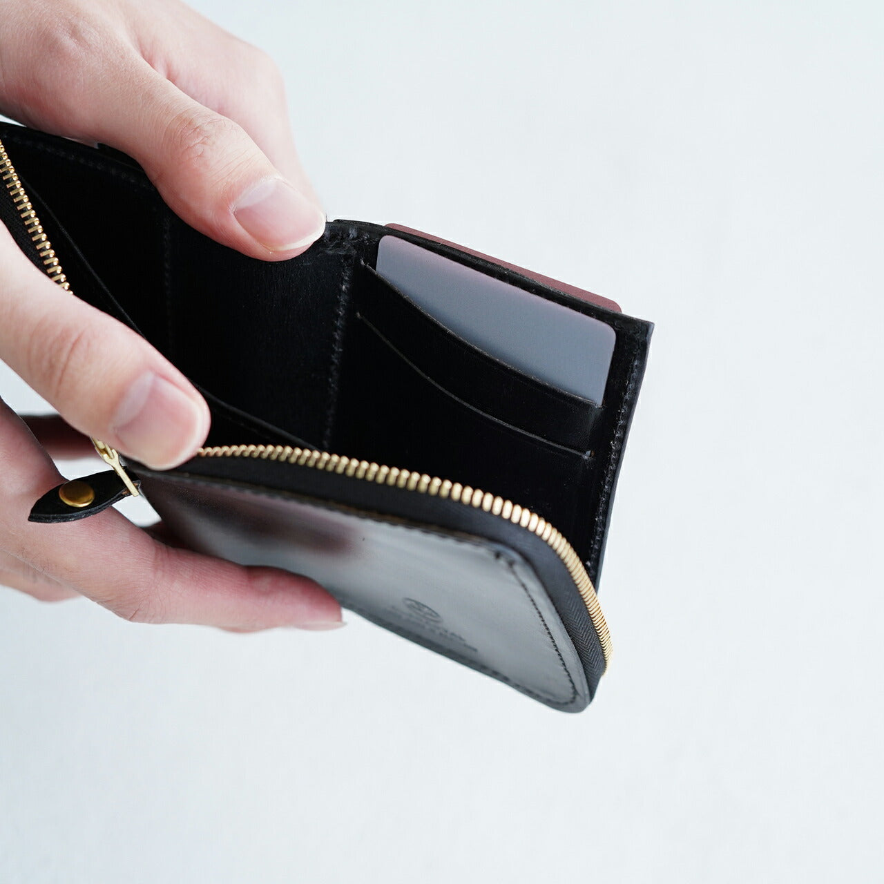 GLENROYAL 글렌 로얄 2 접는 지갑 레이디스 맨즈 브라이들 레더 지퍼 컴팩트 무지 03-5866 GLENROYAL ZIP AROUNDS SMALL WALLET 【무료우송】【쿠폰 대상외】