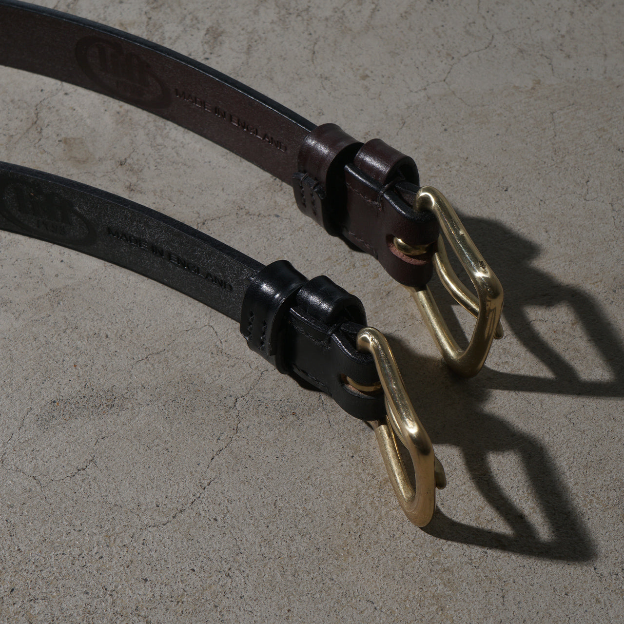ジャベツクリフ レザーベルト STIRRUP 2.8cm イギリス製