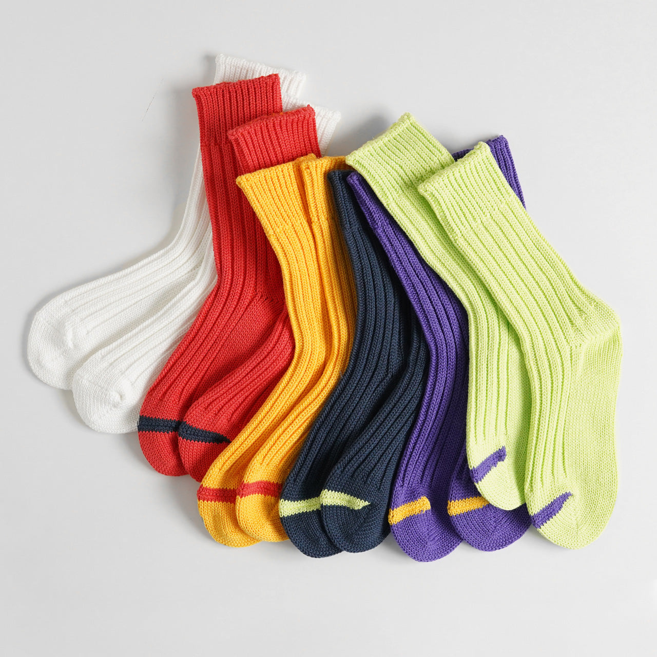ROTOTO 로토토 청키 리브 크루 양말 CHUNKY RIBBED CREW SOCKS 양말 R1398 【메일편 가능】【쿠폰 대상외】