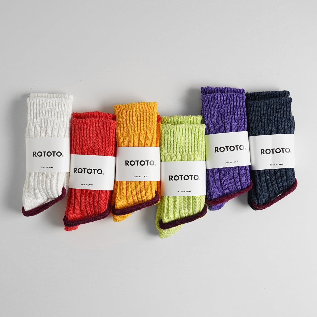 ロトトチャンキー リブ クルー ソックス CHUNKY RIBBED CREW SOCKS 靴下 R1398 【メール便可】