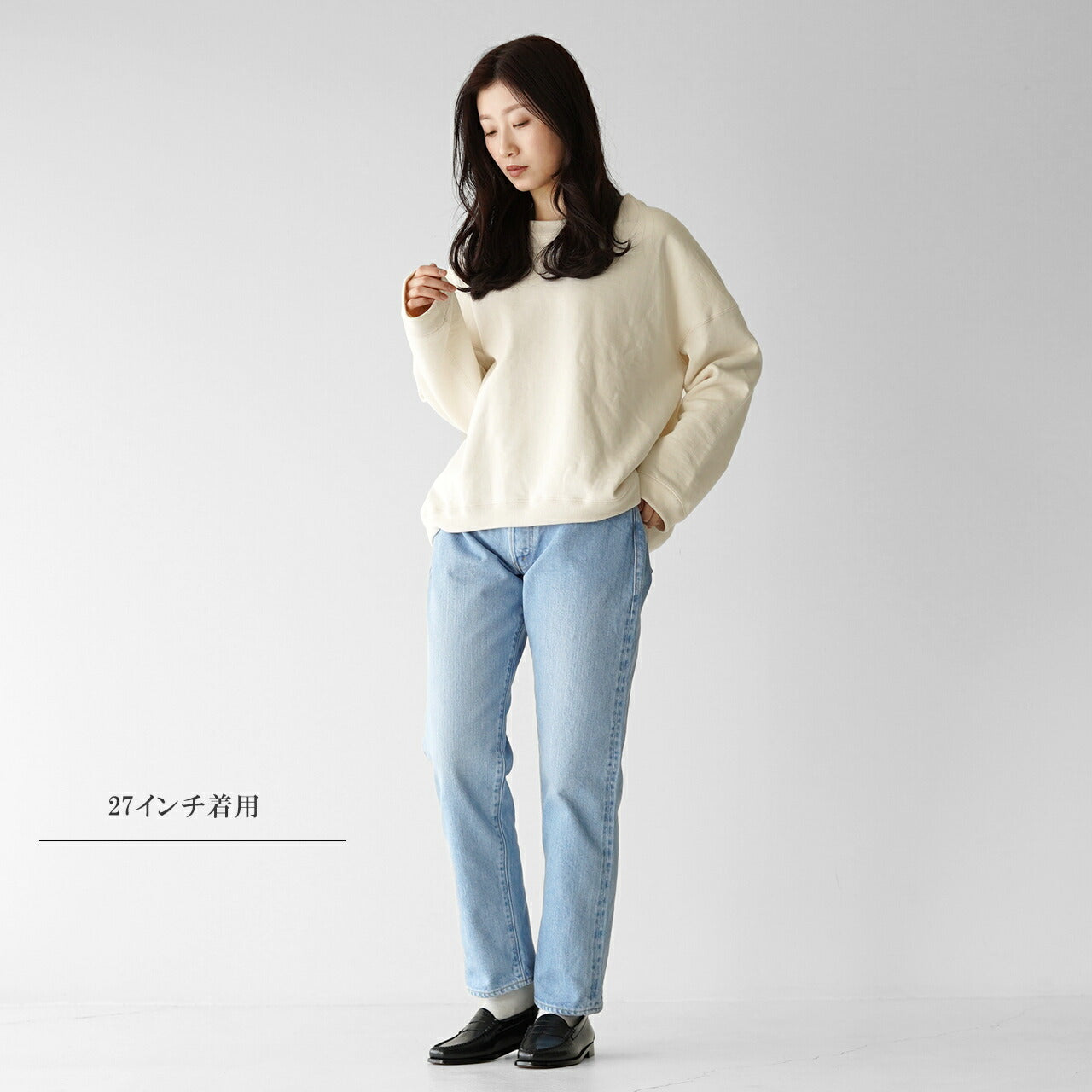 【アウトレット!30%OFF】CIOTA シオタ デニム レディース ストレート ライトブルー PTL-1STB-PILBL【送料無料】正規取扱店