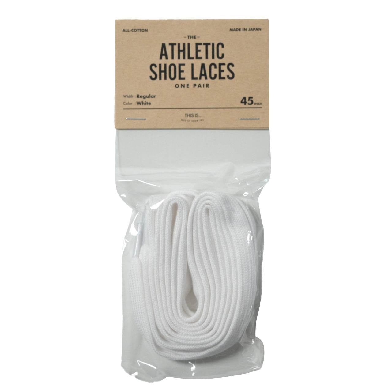 ディスイズ コットン シューレース -レギュラー- COTTON SHOE LACES -REGULAR- 靴紐 【メール便可】