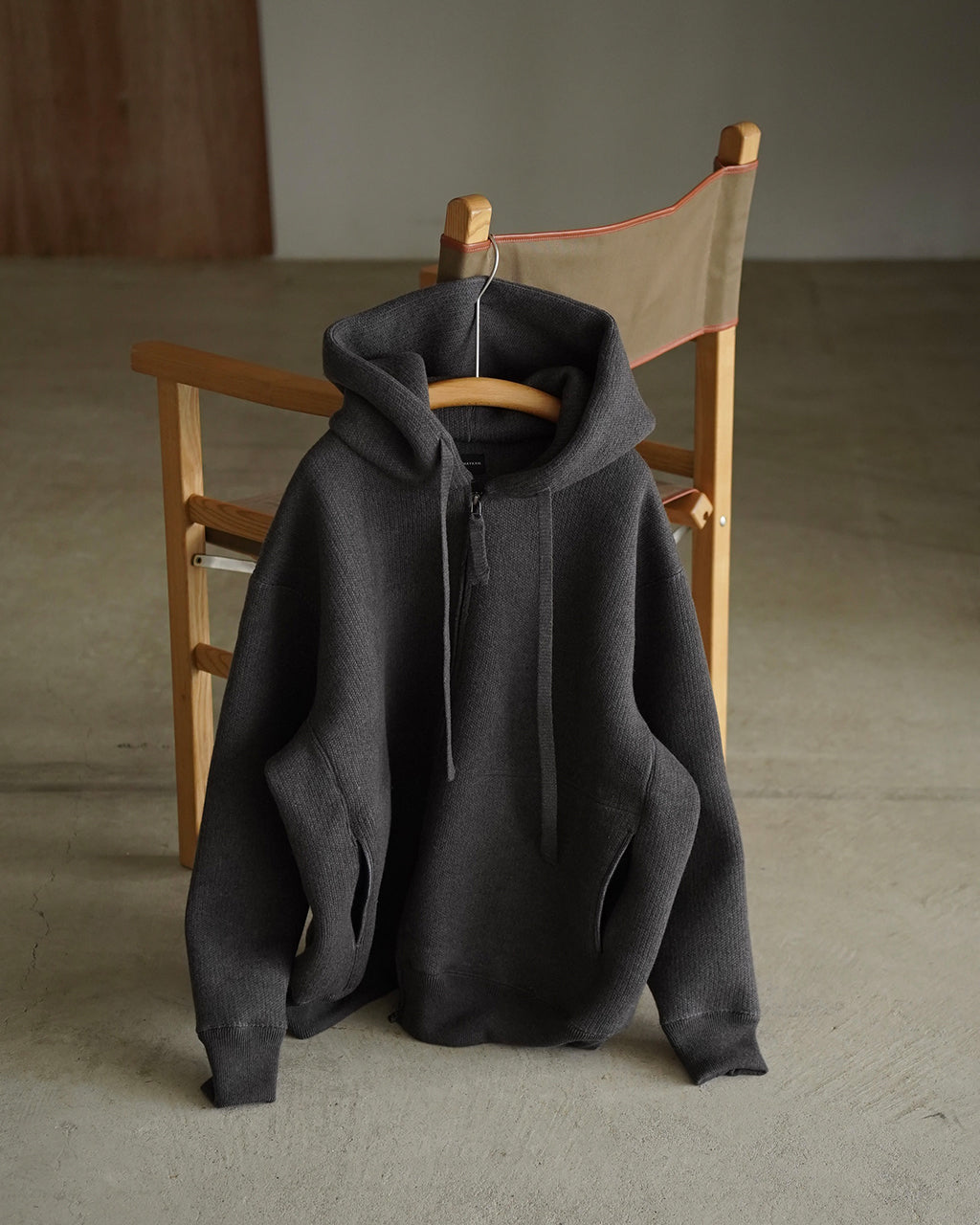 綴. vol.6 MAYKAM｜WOOL SWEAT ZIP HOODIE