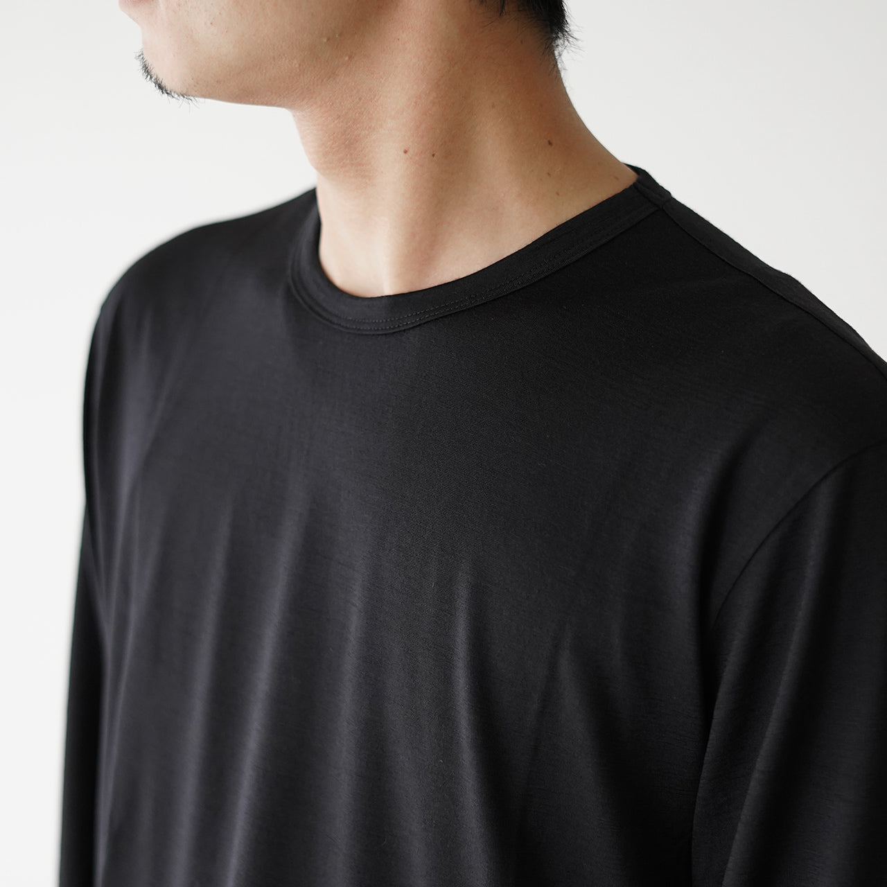 1907 ウール ロング スリーブ Tシャツ wool long sleeve T-shirt ウォッシャブル MK22009【送料無料】