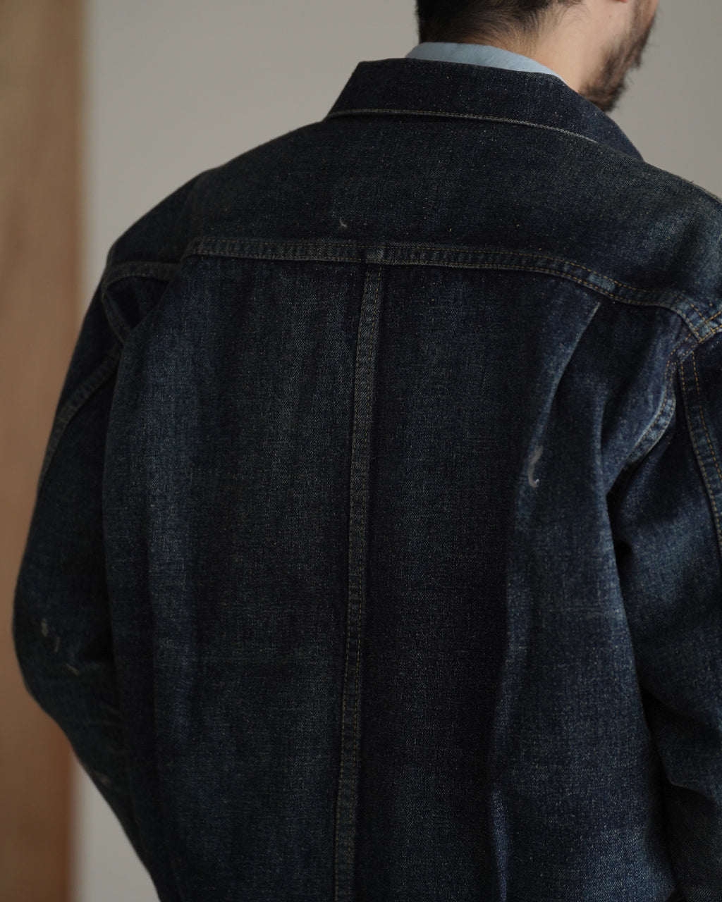 new manual 2nd デニムジャケット　tバック New Manual - #006 LV 2nd T-BACK JACKET （OWS） / セカンド デニム