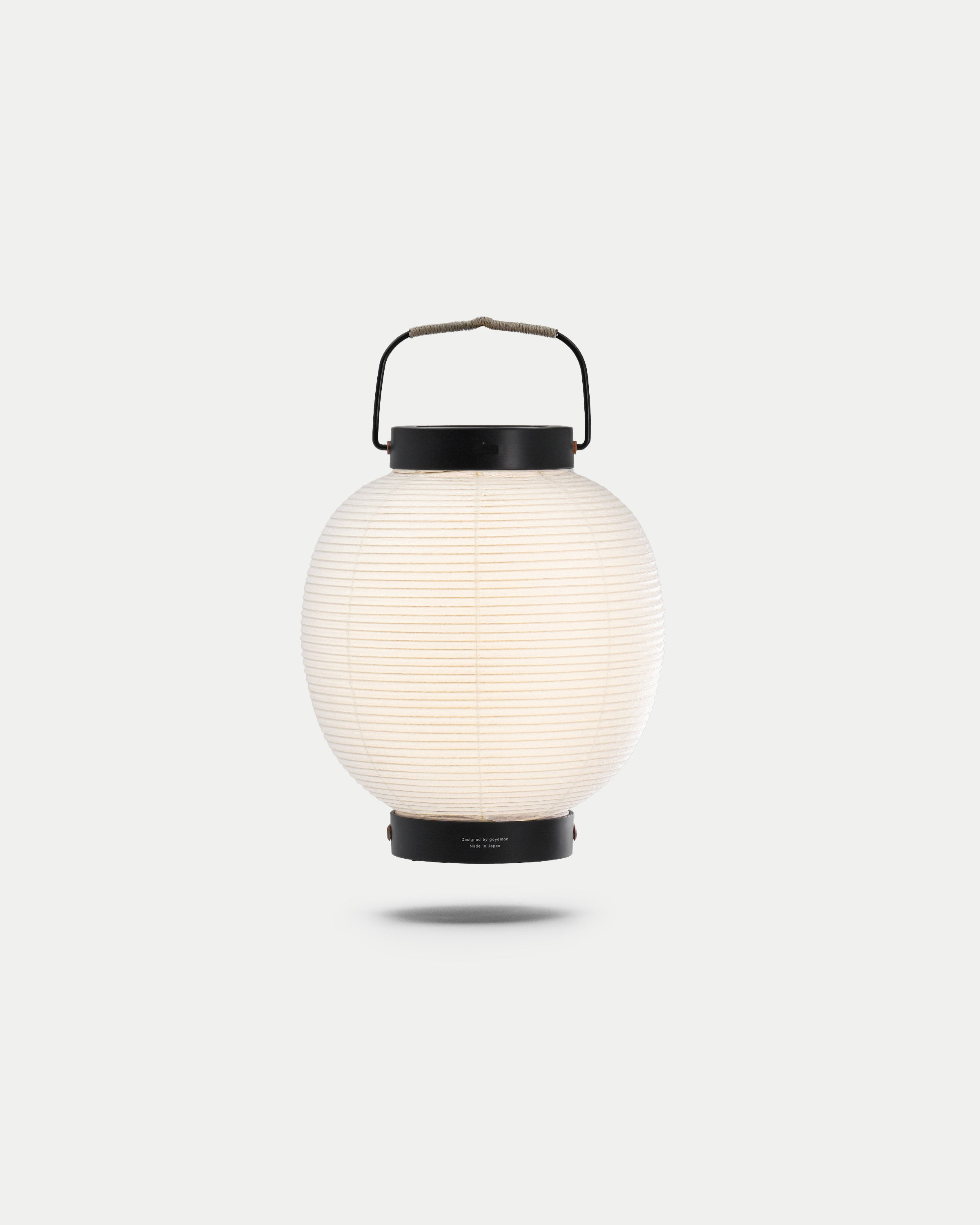 ライト・ランタン goyemon ANCOH BLACK goyemon ゴヱモン ANCOH - CHOCHIN × SOLAR LED LIGHT
