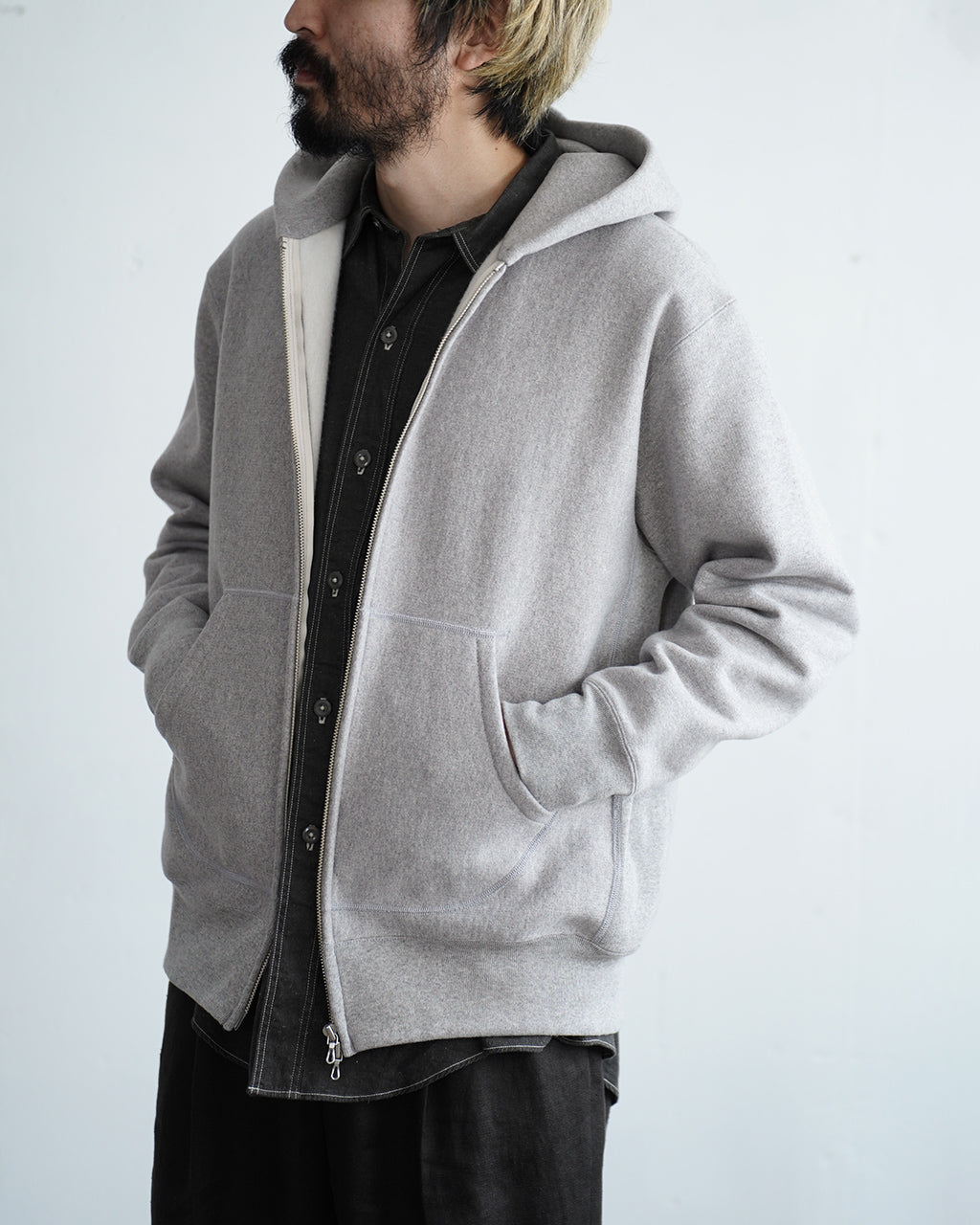Reverse Zip Hoody VTD-0650-CS