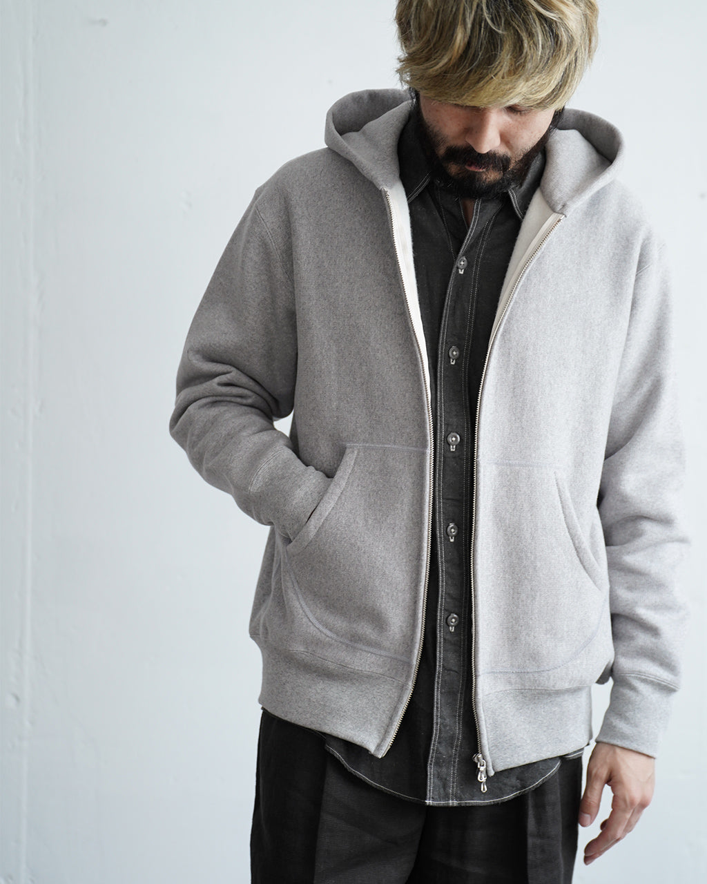 Reverse Zip Hoody VTD-0650-CS