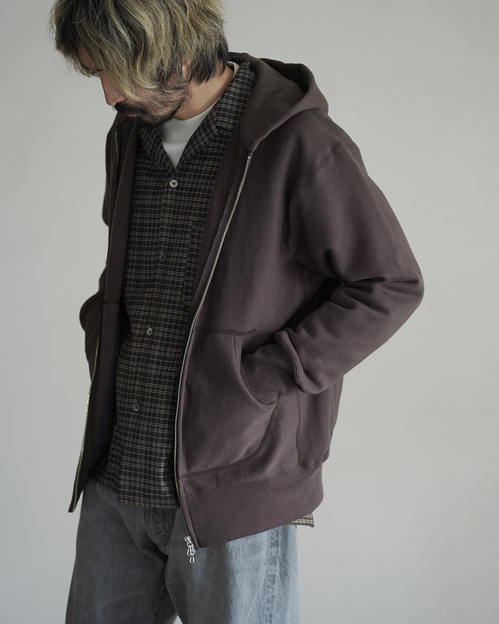 Reverse Zip Hoody VTD-0650-CS