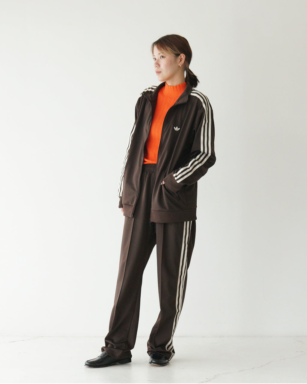 adidas apparel アディダス アパレル ベッケンバウアー トラックパンツ