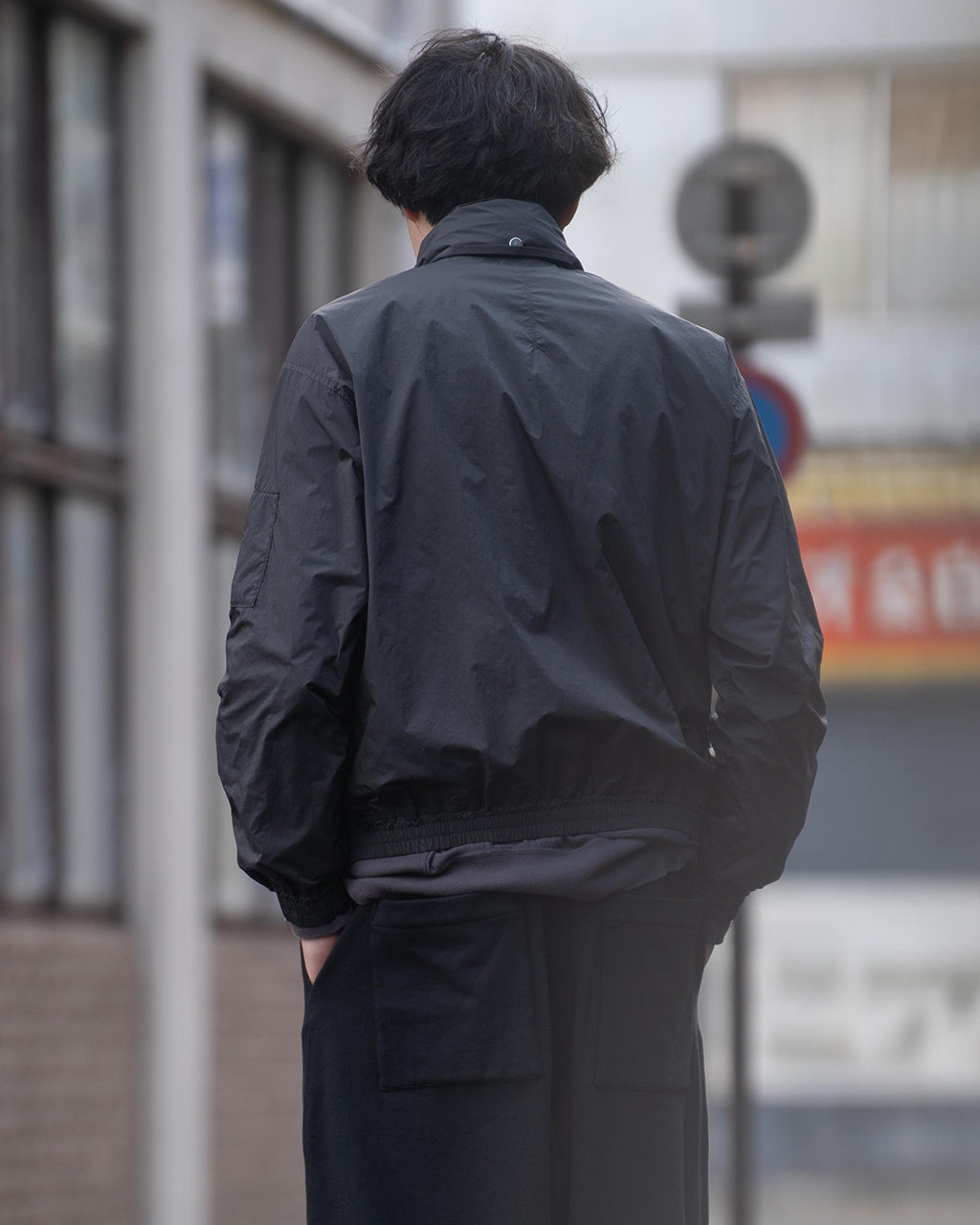 AFTERHOURS アフターアワーズ ボンバージャケット BOMBER JACKET A002-E1BL【送料無料】