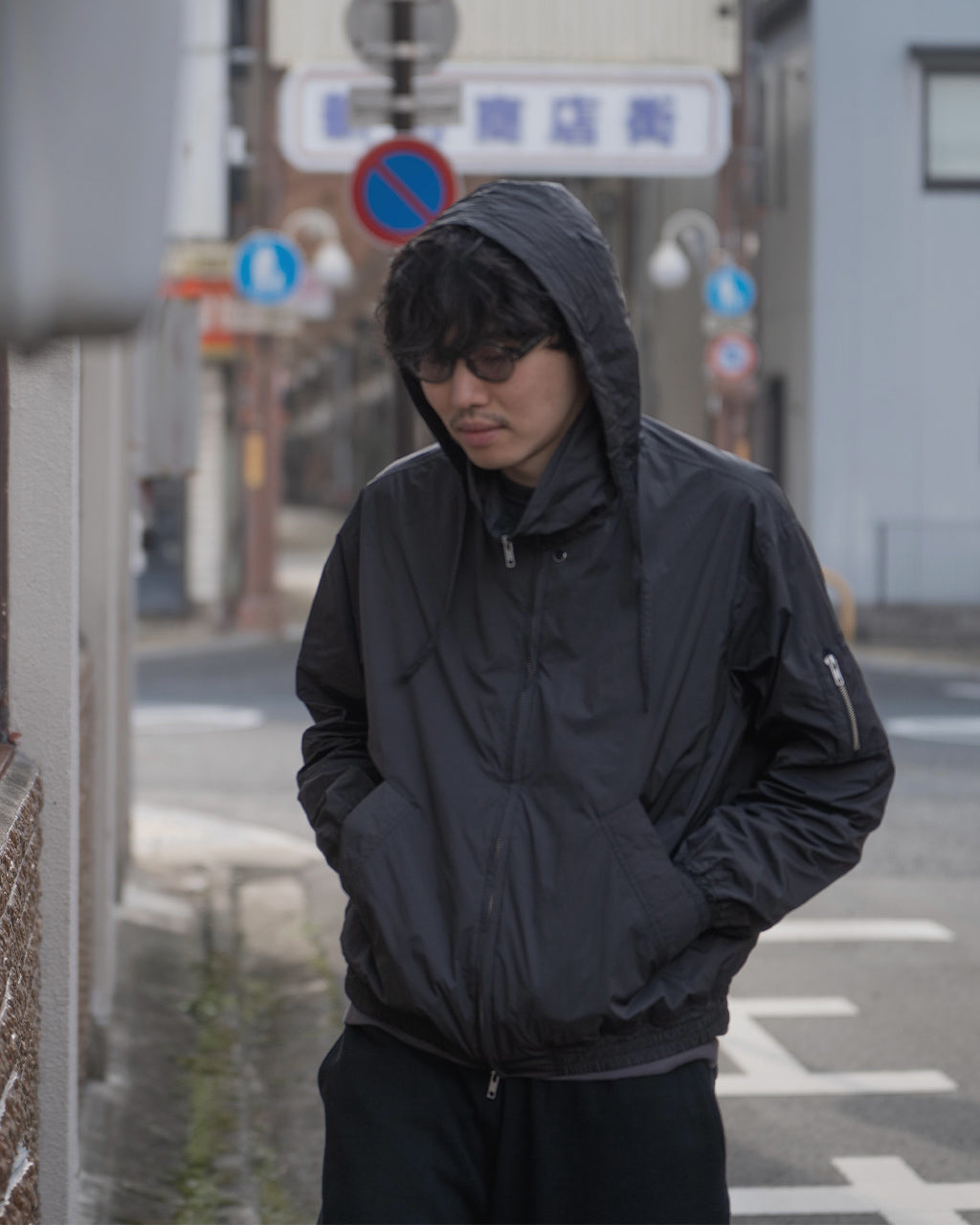 AFTERHOURS アフターアワーズ ボンバージャケット BOMBER JACKET A002-E1BL【送料無料】