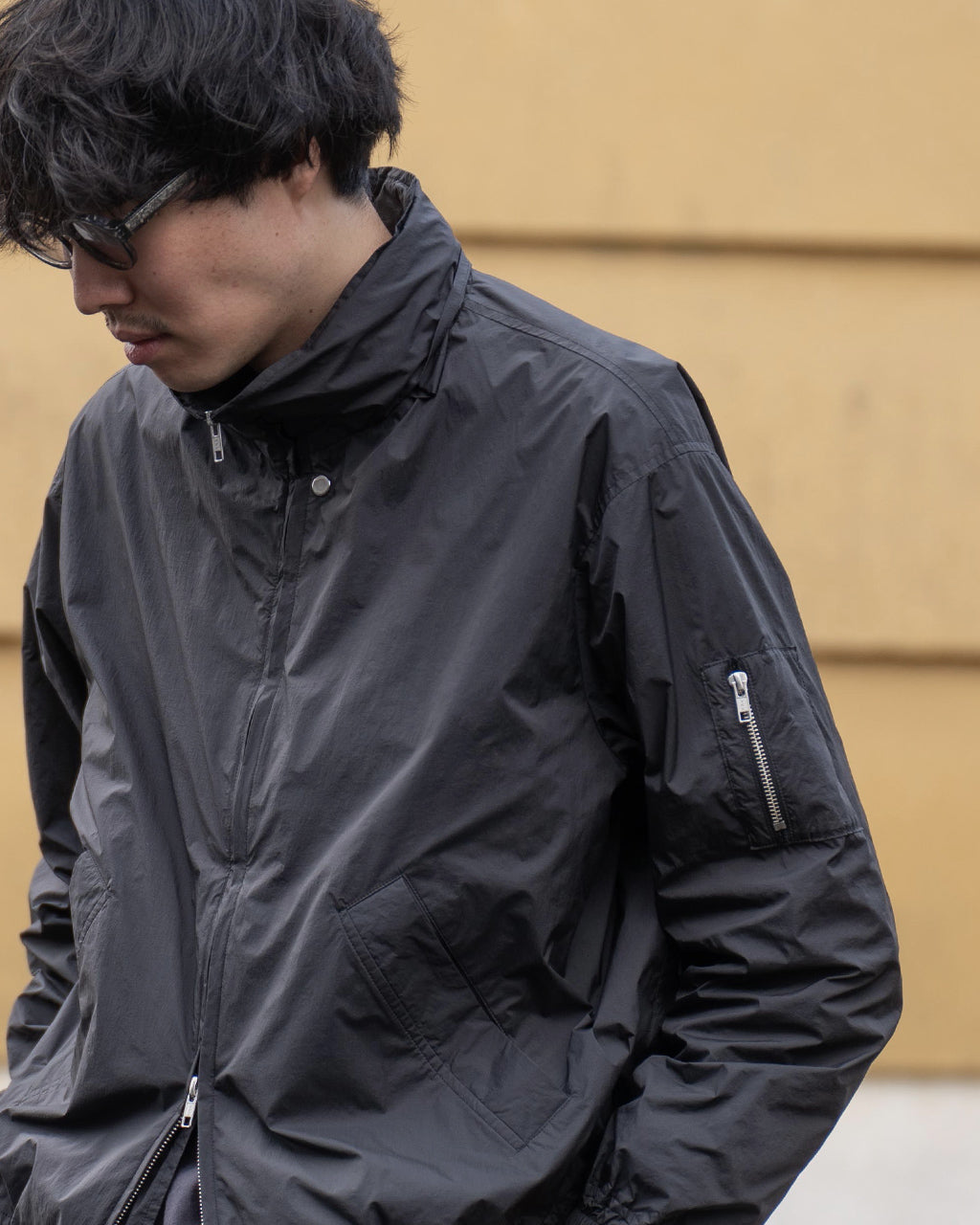 AFTERHOURS アフターアワーズ ボンバージャケット BOMBER JACKET A002-E1BL【送料無料】