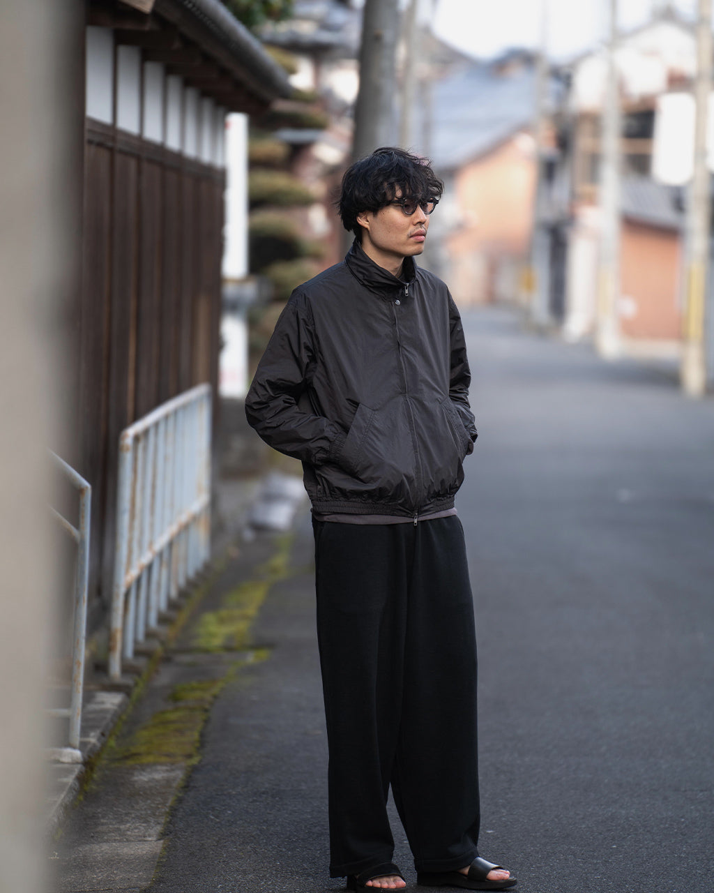 AFTERHOURS アフターアワーズ ボンバージャケット BOMBER JACKET A002-E1BL【送料無料】