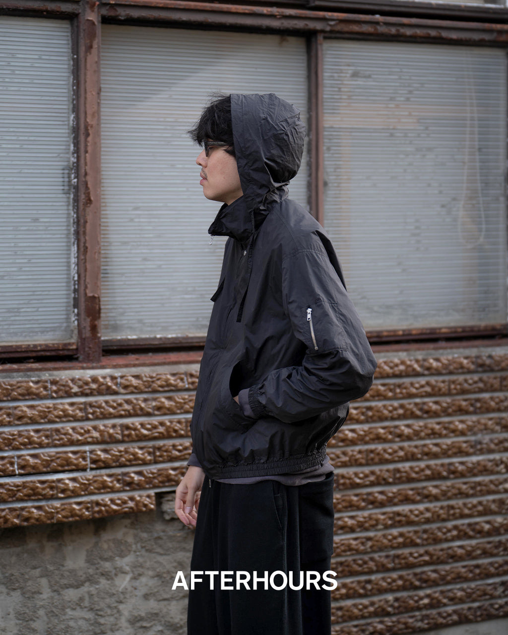 AFTERHOURS アフターアワーズ ボンバージャケット BOMBER JACKET A002-E1BL【送料無料】