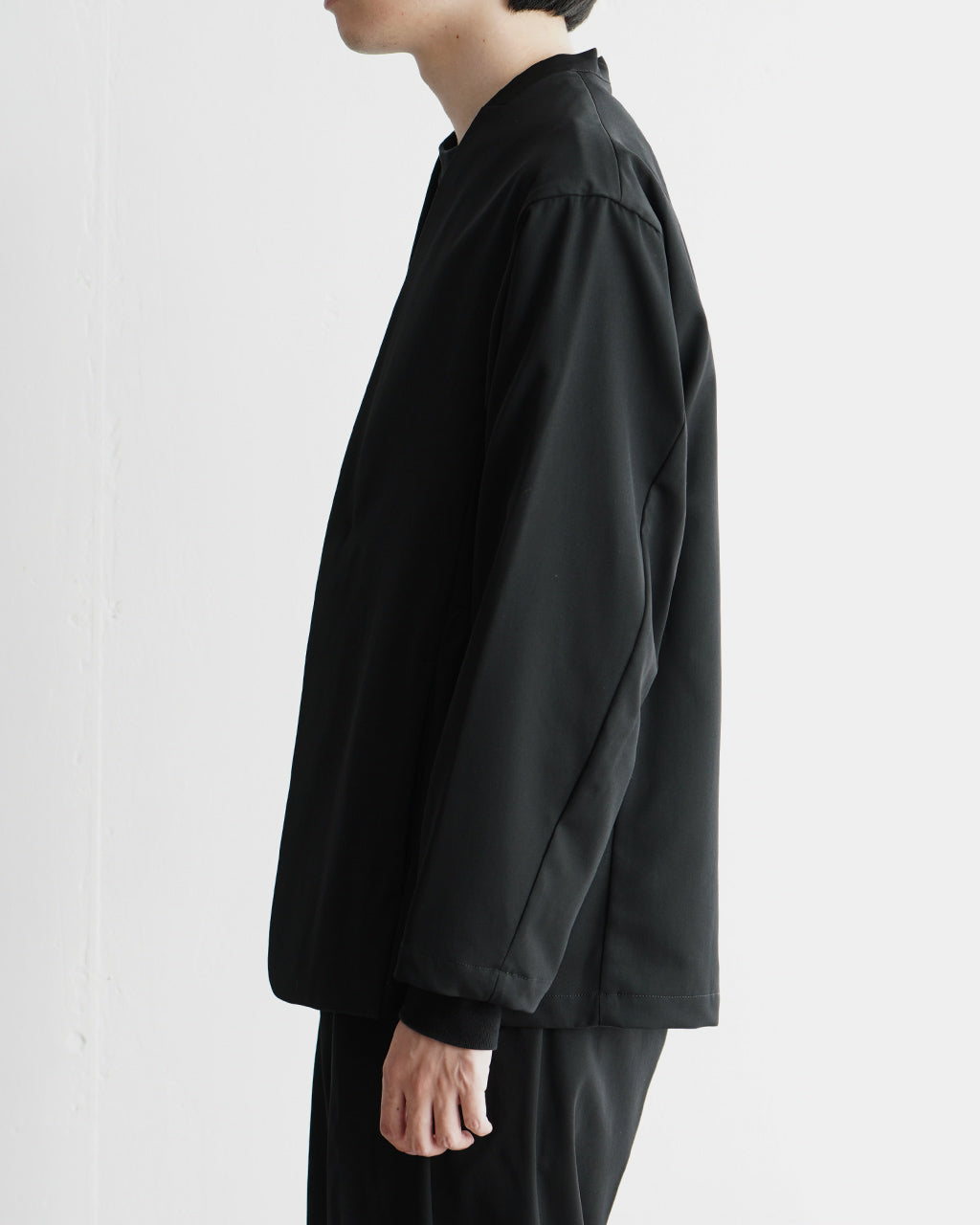 【SALE！40%OFF】AFTERHOURS アフターアワーズ カラーレス ジャケット COLLARLESS JACKET A005-D2JK