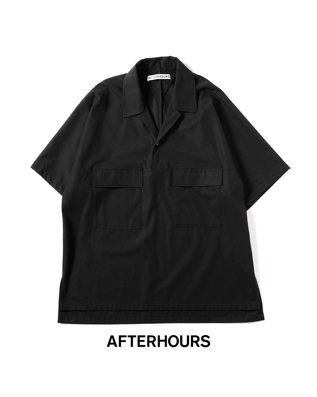 AFTERHOURS アフターアワーズ オープンカラーシャツ OPEN COLLAR SHIRT A008-E1SH 4499【送料無料】