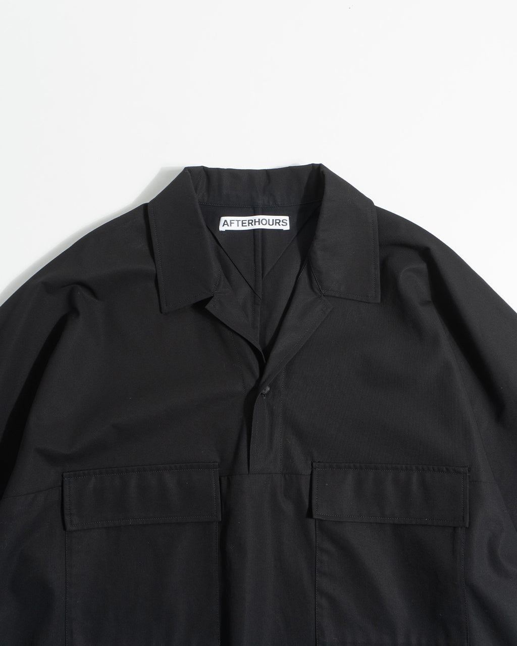 AFTERHOURS アフターアワーズ オープンカラーシャツ OPEN COLLAR SHIRT A008-E1SH 4499【送料無料】