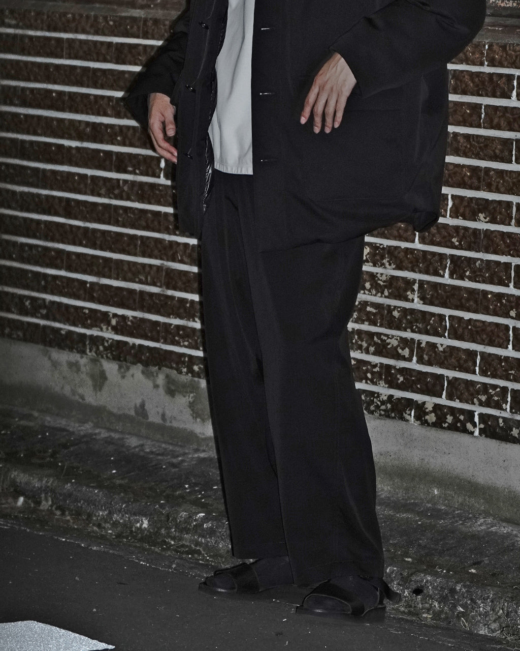 AFTERHOURS アフターアワーズ ベンディング ライン バギーパンツ BENDING LINE BAGGY PANTS A013-D2PT