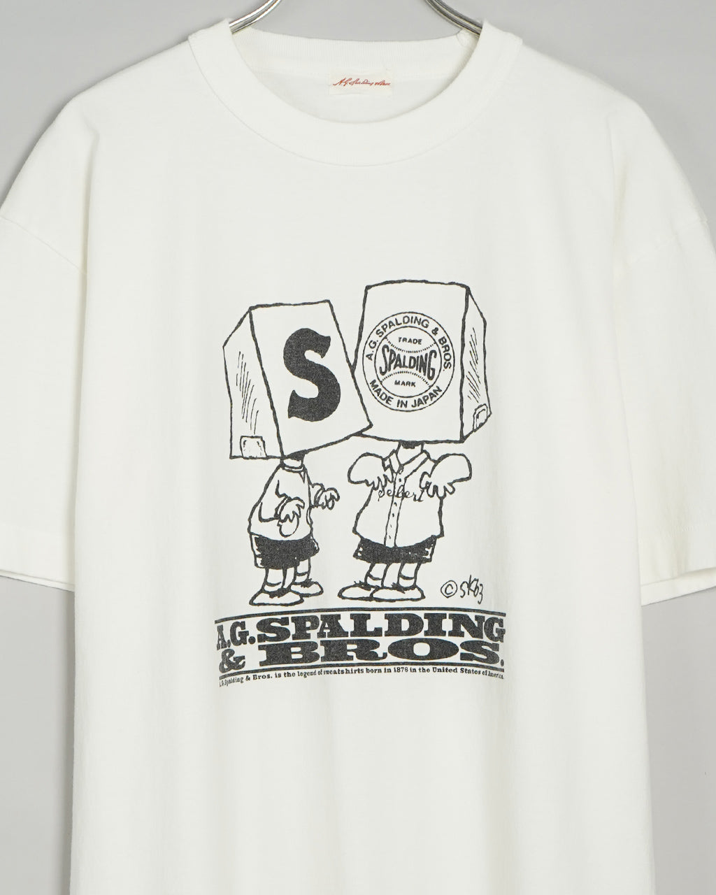 A.G.SPALDING＆BROS エージースポルディング アーカイブグラフィック Tシャツ BOXING SQUAD USS TENNESSEE MUNICIPAL BOXING CLUB sKetChboOok3 SPL-AGS-008 009 013