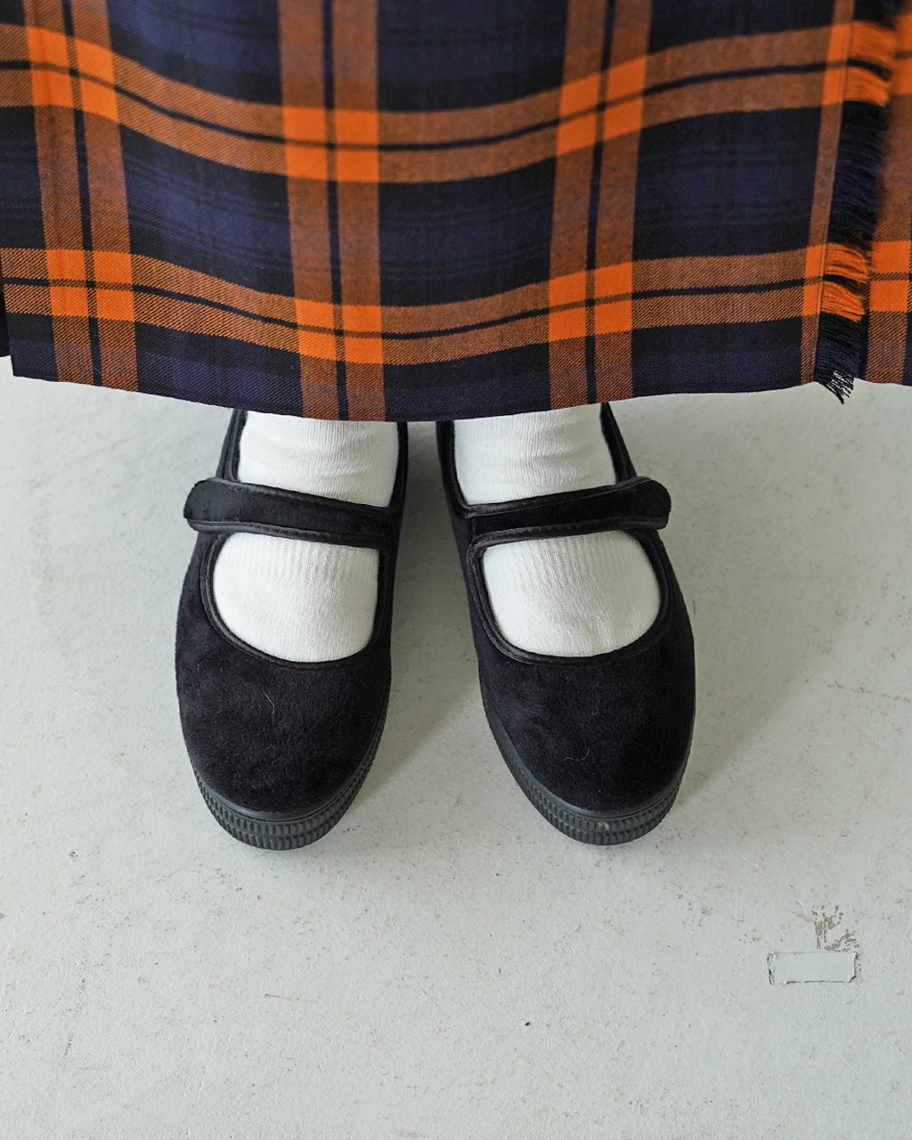 【SALE！30%OFF】Alberola アルベローラ メリージェーン ストラップ シューズ STRAP SHOES ベルベット フラットシューズ W1780GM0925