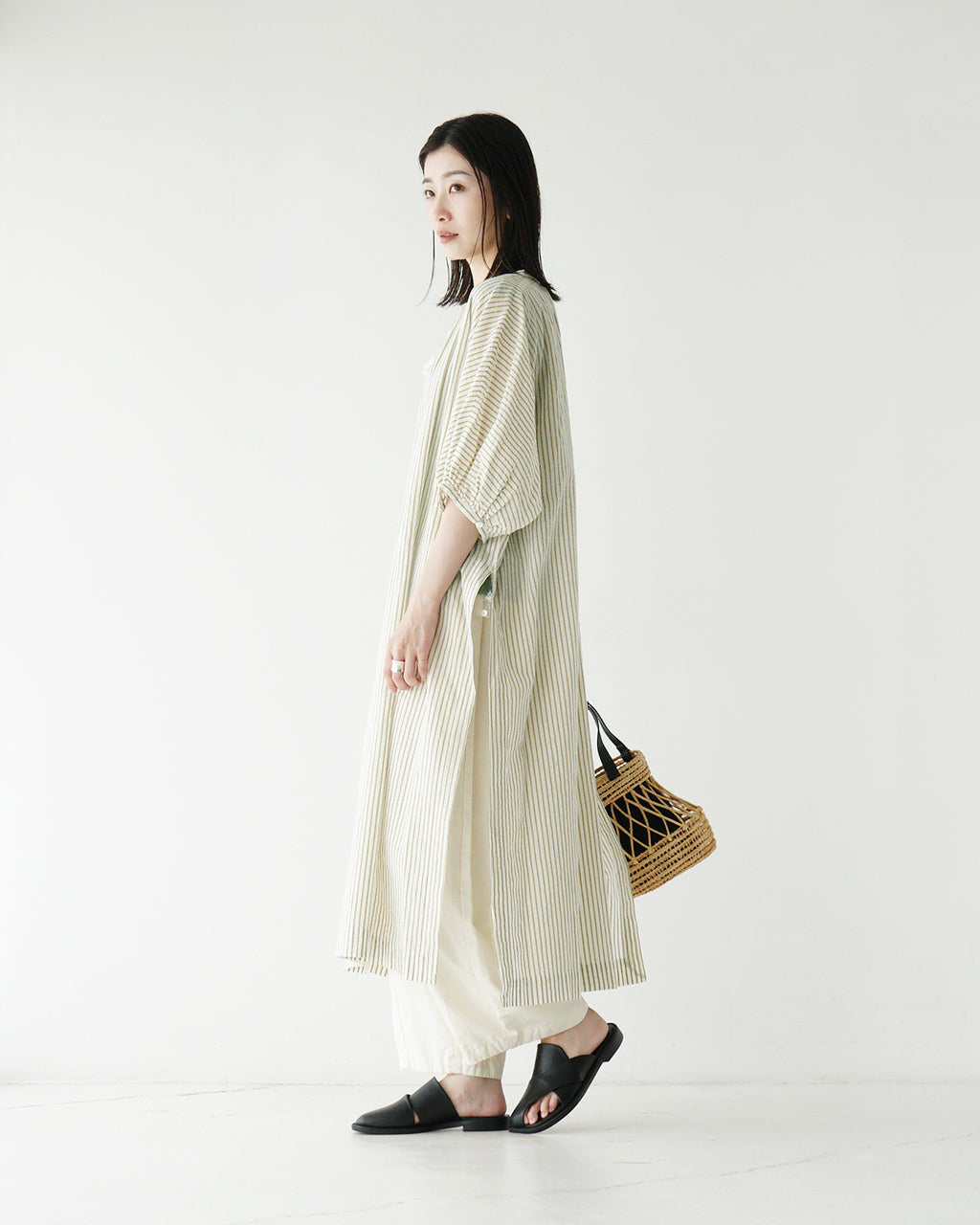 【SALE！40%OFF】ALL BLACK オールブラック レザーカバーサンダル クロスサンダル フラットサンダル スライドサンダル ローヒール シューズ ALL-500-2233【送料無料】