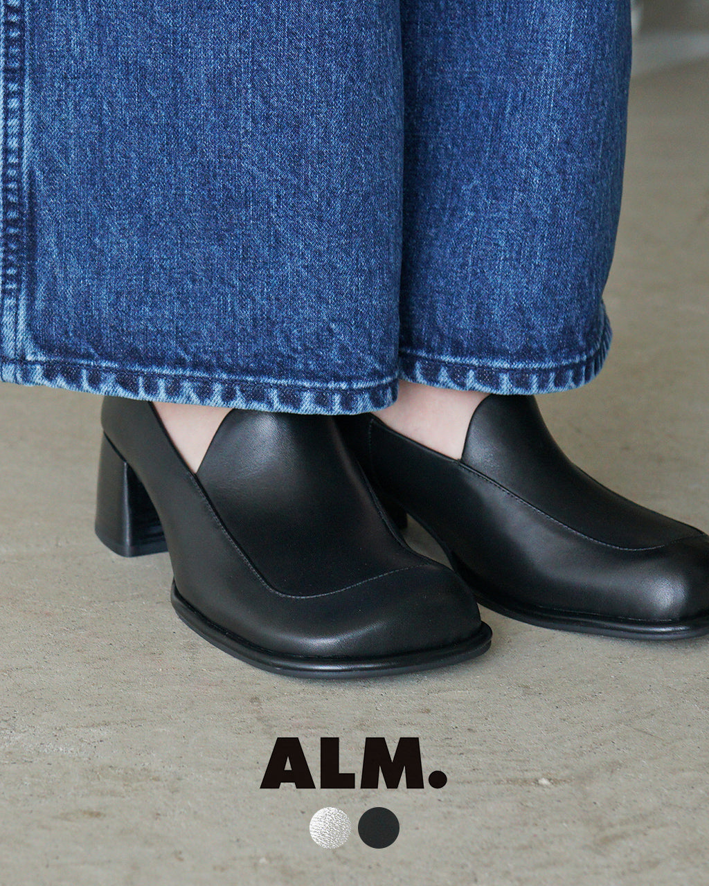 ALM. アルム レザー パンプス TICO LEATHER PUMPS スクエアトゥ シューズ プラットフォーム AL069 【クーポン対象外】【送料無料】