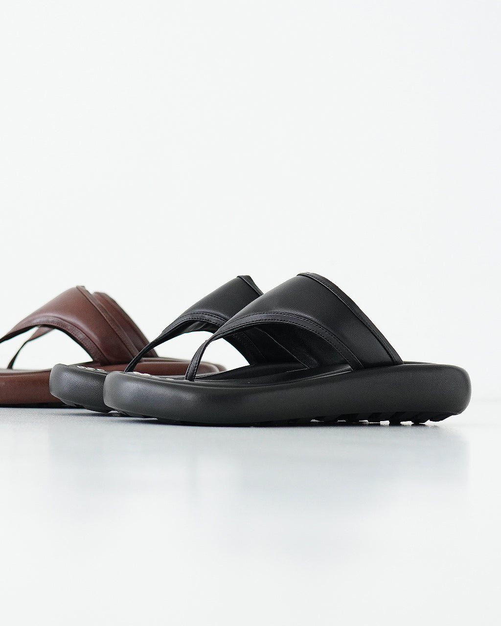 ALM アルム レザー トングサンダル TEN LEATHER SANDALS シューズ フラットサンダル 厚底 プラットフォーム AL103【送料無料】