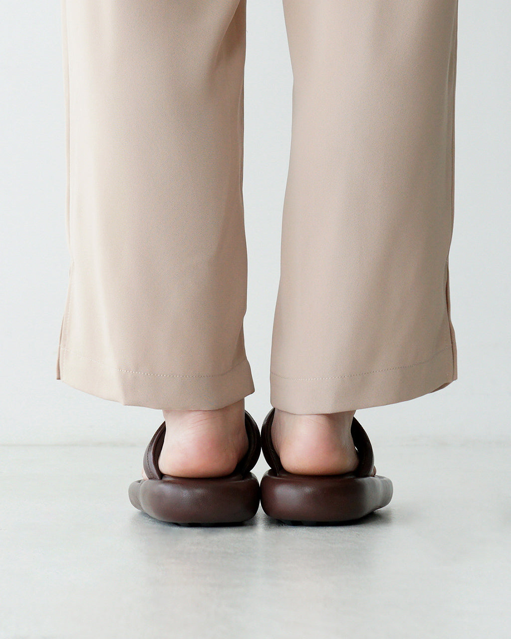 ALM アルム レザー トングサンダル TEN LEATHER SANDALS シューズ フラットサンダル 厚底 プラットフォーム AL103【送料無料】