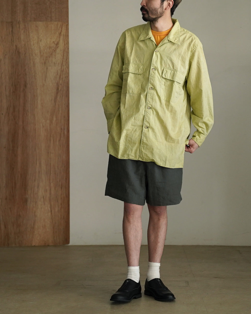 Alvana アルヴァナ リネン ハーレム ショートパンツ メンズ LINEN