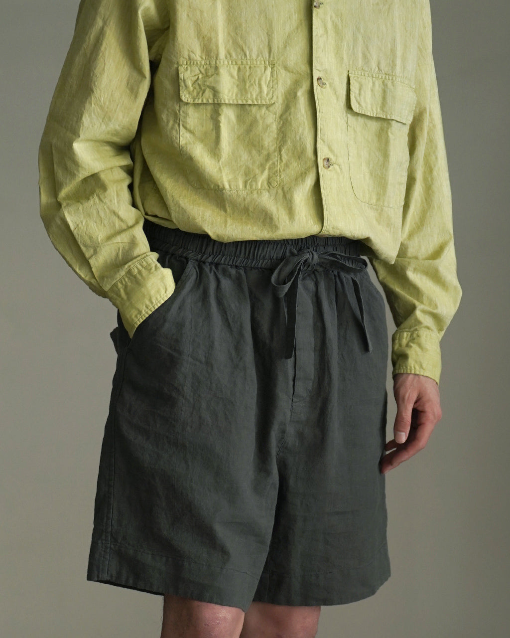 Alvana LINEN HAREM SHORT PANTS ショートパンツ リネンコットン｜Crouka(クローカ)